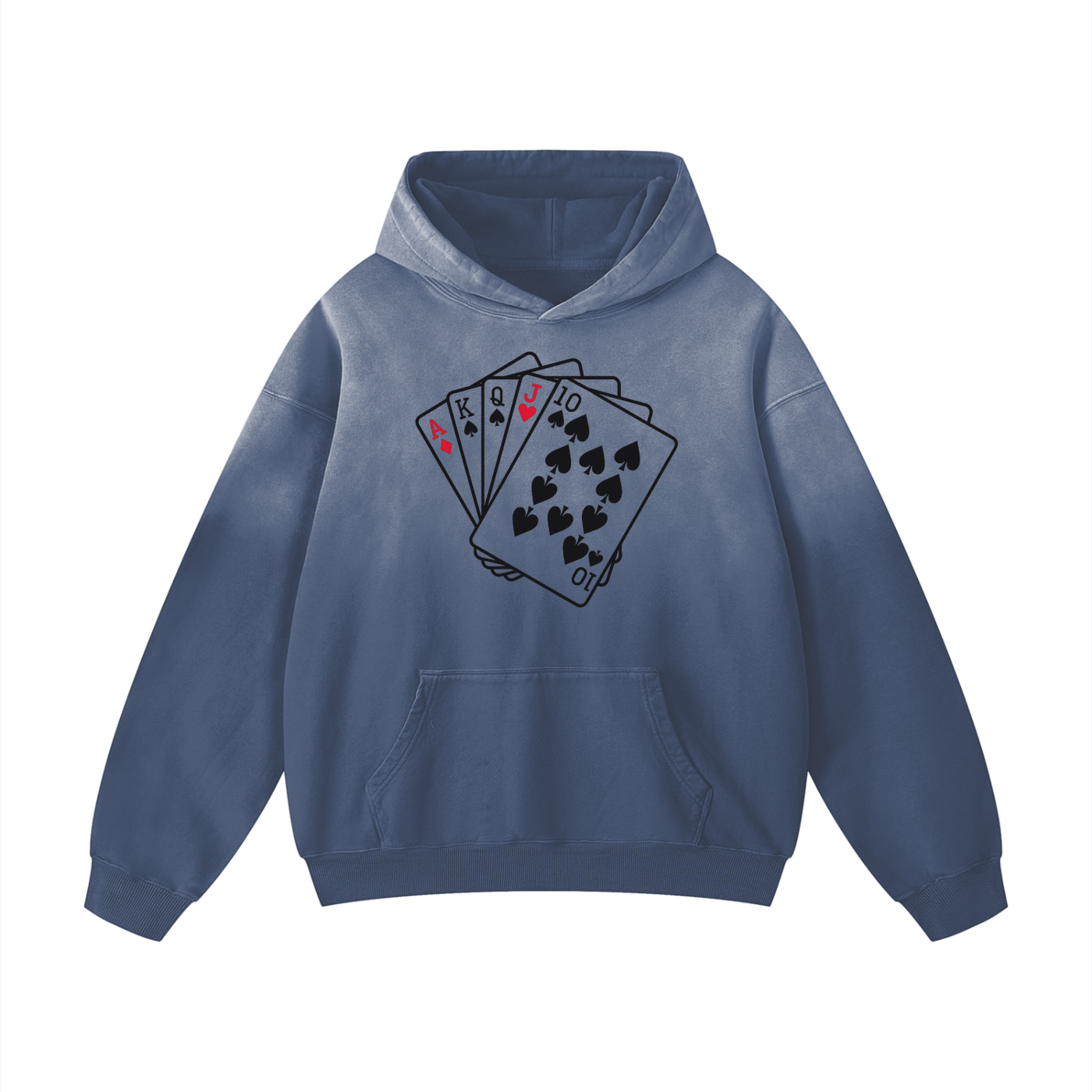 Card-Barajas Heavyweight Oversized Hoodie | Sunfade Washed, Premium Cotton.