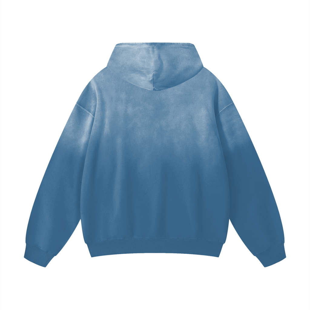 YOYO Heavyweight Oversized Hoodie | Sunfade Washed, Premium Cotton.